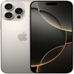 iPhone 16 Pro - 128 Go - 8Go RAM - 6,3" - Apple A18 Pro - 2 SIM - 48MP+12MP +48MP /12MP - 3582mAh