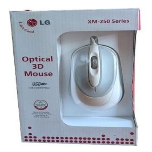 LG XM-250 White Optical 3D Mouse – Affordable, Durable, and Reliable!