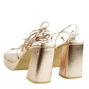 Platform Sandals with block heels