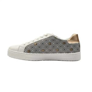 Platform Sneaker (Black & White)