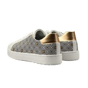 Platform Sneaker (Black & White)