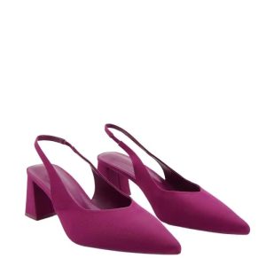 Pumps with block heels
